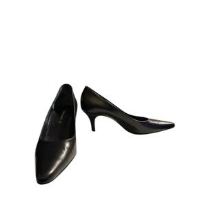 Bruno Magli Black Italian Leather High-Quality Pumps Size 7.5 
